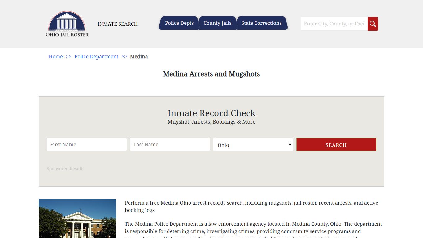 Medina Arrests and Mugshots | Jail Roster Search